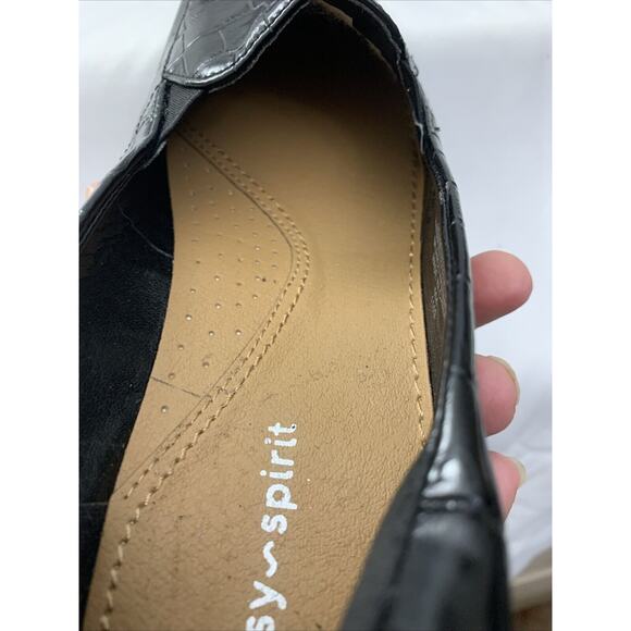 Easy Spirit Abide Croco Black Casual Loafers Flats Womens 6 - Picture 6 of 6